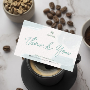 ⋮Catching⋮水彩風卡片