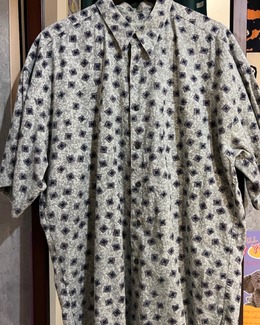 方格水泥圖騰襯衫