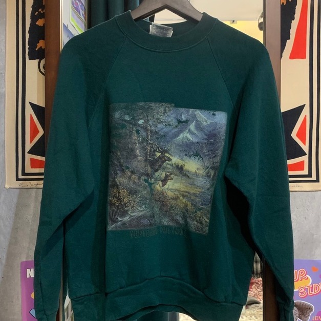 鹿圖騰長袖T-shirt