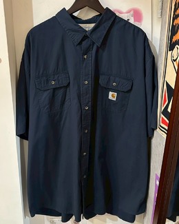 卡哈深藍工裝襯衫