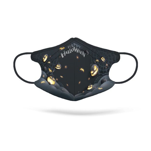 水舞醫用口罩3D兒童設計款-暗夜黑傑克