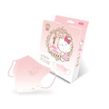 水舞醫用口罩3D成人設計款-三麗鷗凱蒂貓鋼印款10入_1