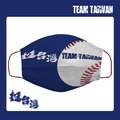 【棒球應援】水舞醫用口罩平面成人設計款-挺台灣10入