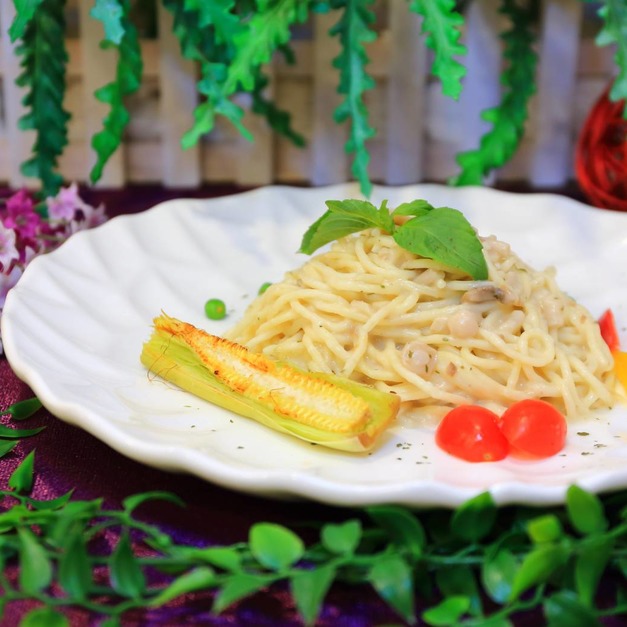 【0105】白醬義大利麵