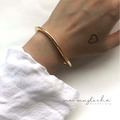 韓 微波浪金屬手環_3