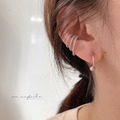 韓 斜三環 鑽耳骨夾（單隻販售）_6