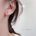 韓 斜三環 鑽耳骨夾（單隻販售）_3