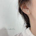 韓 925純銀 V鑽耳環_4