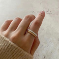 韓 小鑽/小方塊手戒（單隻販售）_1