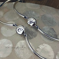 韓 925silver客製圓牌字母手環_8