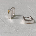 韓 925silver小方形耳環_6