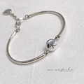 韓 925silver客製圓牌字母手環_6