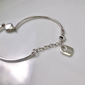 韓 925silver客製圓牌字母手環_2