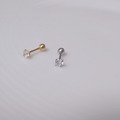 韓 316L醫療鋼小鑽耳環（單隻販售）_6