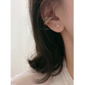 韓 華麗小鑽珍珠耳骨夾_1