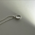 韓 925silver訂製款小圓片字母項鍊-A款_2