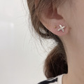 韓 925silver X耳環_2