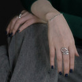 韓 925silver 簍空戒指
