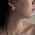 韓 立體方塊耳環_3