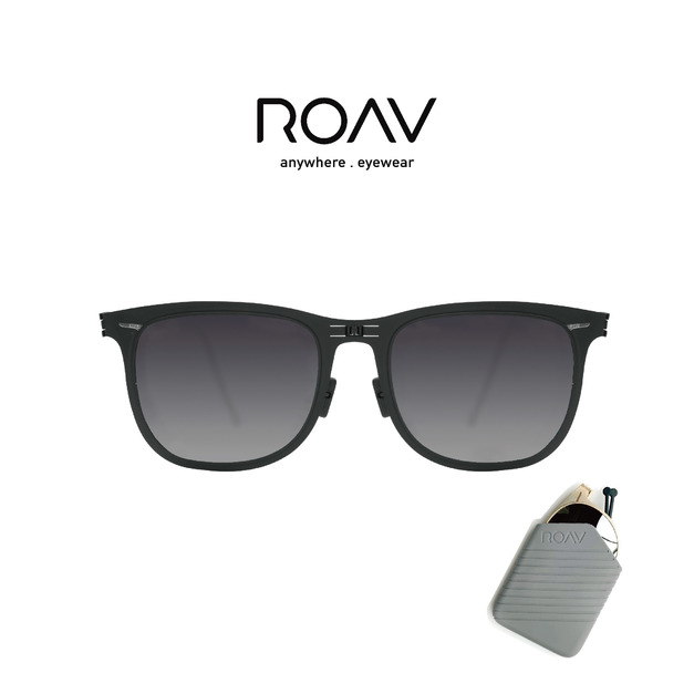 ROAV｜摺疊墨鏡 LENNOX 8002.13.41（黑框漸層灰片）