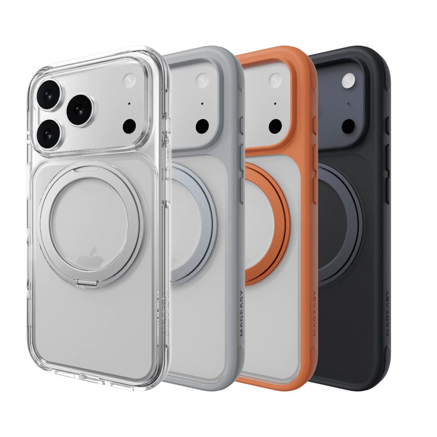 MAGEASY iPhone 17系列 MagStand 360 M 磁吸旋轉支架防摔手機殼