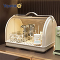 【Yeya也雅】雲朵小屋手提式奶瓶收納瀝水箱-多色可選_3