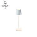 【義大利UBIQUA】Plisse 百褶現代風USB充電式檯燈(小款)-多色可選_4