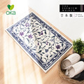 【日本OKA】日製抗菌防臭可水洗威爾頓編織玄關地墊-50x80cm-多款可選_3