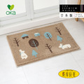 【日本OKA】日製乾度良好銀離子抗菌防臭威爾頓編織浴室地墊-45x60cm-多款可選_2