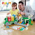 【德國PolyM】垃圾分類卡車積木組