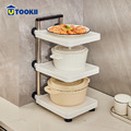 【UTOOKII】可調式三層廚房鍋具收納架-DIY