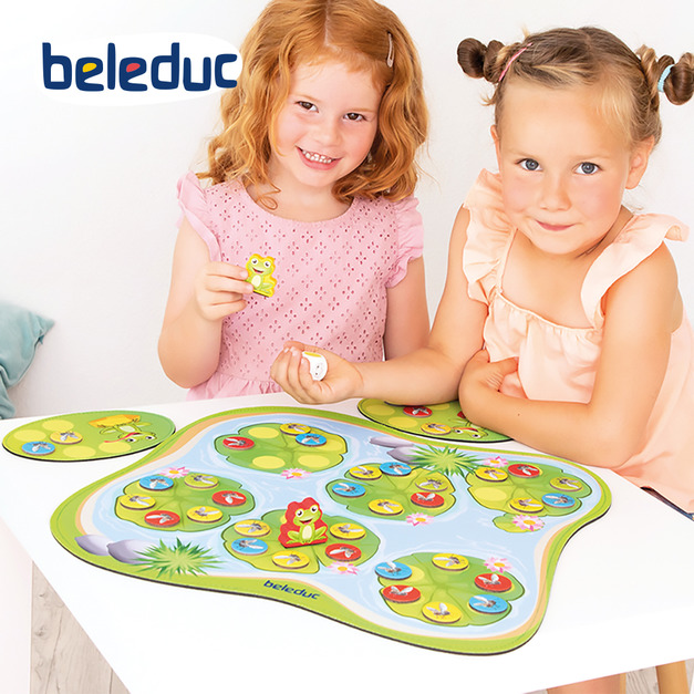 【德國Hape】beleduc貝樂多 桌遊-青蛙捉蒼蠅