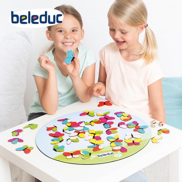 【德國Hape】beleduc貝樂多 桌遊-蝴蝶遊戲