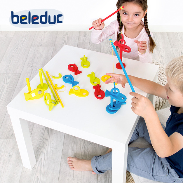 【德國Hape】beleduc貝樂多 桌遊-釣魚樂