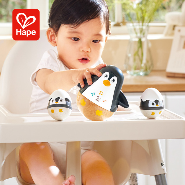 【德國Hape】搖搖企鵝家族