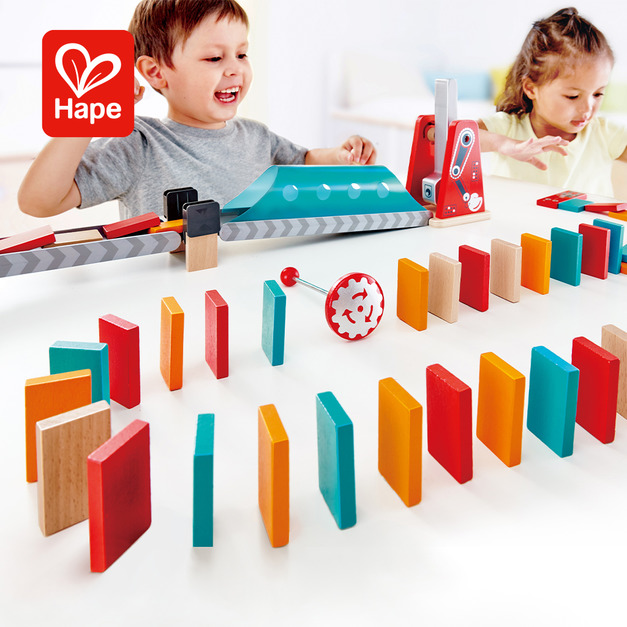 【德國Hape】機器巨臂骨牌遊戲組