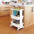 【日本JEJ ASTAGE】lisestyle TABLE WAGON 日製三層收納邊桌推車-DIY-多色可選