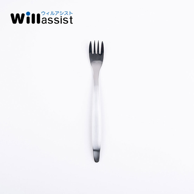 【日本青芳】Willassist Flat Light 18-8不鏽鋼扁柄輕量餐叉