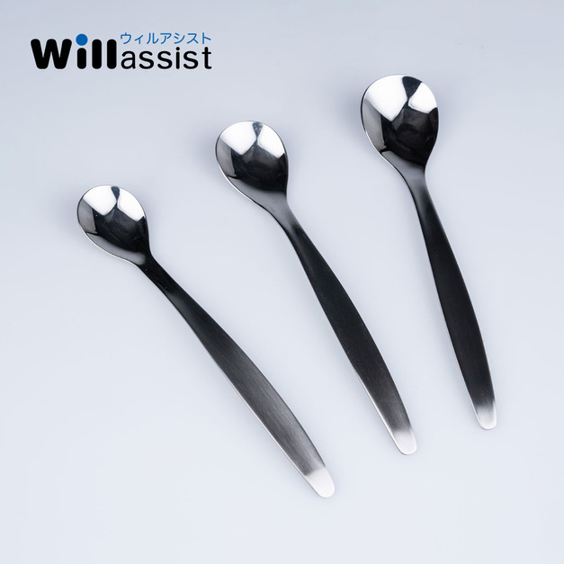 【日本青芳】Willassist Flat Light 18-8不鏽鋼扁柄輕量餐匙-多款可選