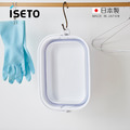 【日本ISETO】日製方形伸縮折疊式洗衣浸泡桶(附蓋)-7L-多色可選_4