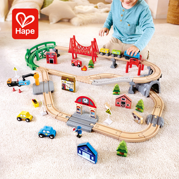 【德國Hape】豪華火車套裝