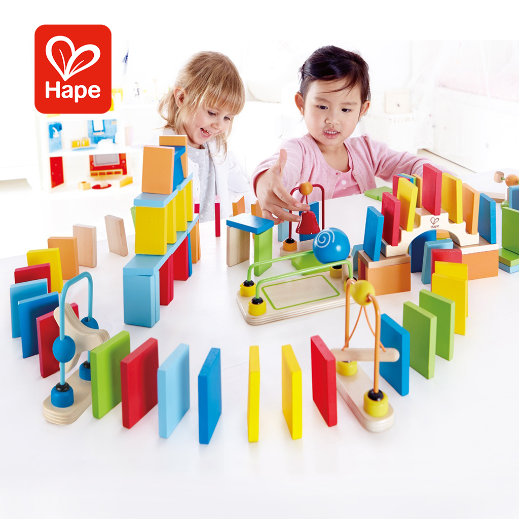 【德國Hape】超級骨牌遊戲組