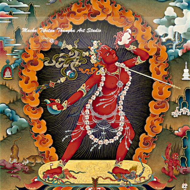 大畫心【金剛瑜伽母】複製唐卡 - (30*45cm)