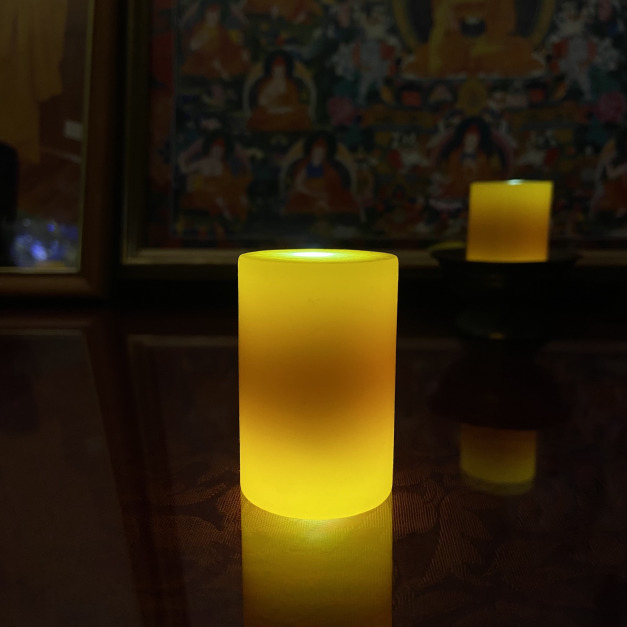 LED充電式環保蠟燭（高黃）