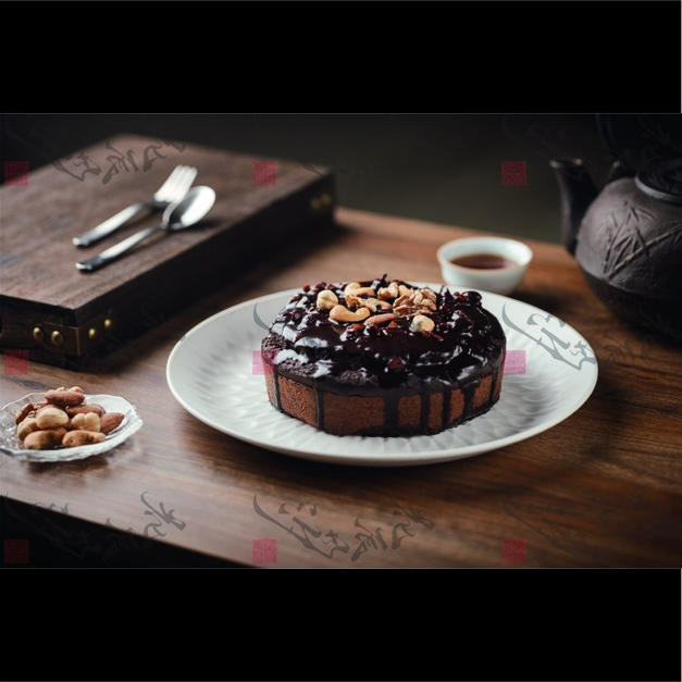 生酮堅果巧克力蛋糕