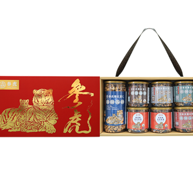 參虎吃不停-爆紅薏仁堅果精裝禮盒（堅果2入）