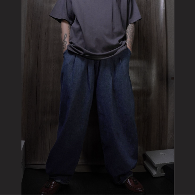 丹寧西褲 Tailored Denim Trousers