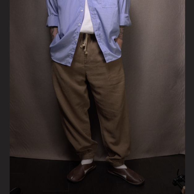 涼感天絲亞麻休閒褲 | Tencel-Linen Cooling Trousers