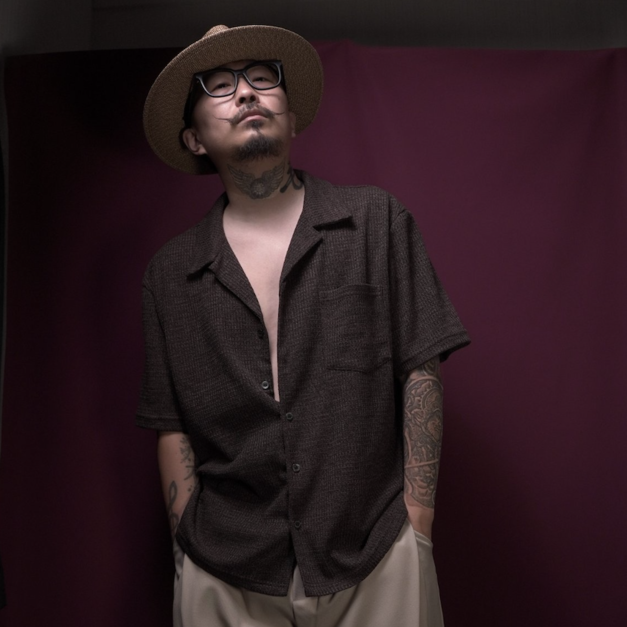 古巴領短袖襯衫 Cuban Collar Short Sleeve Shirt.