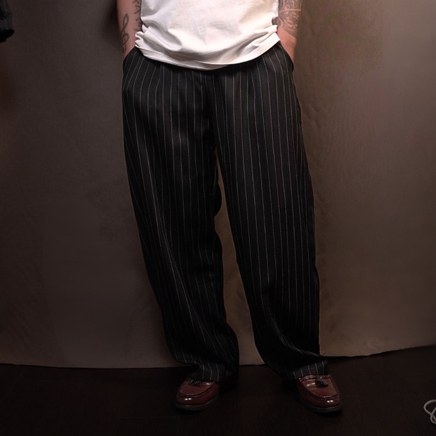條紋西褲/Striped Dress Trousers